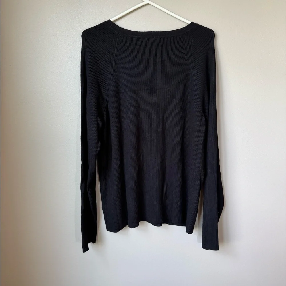 Halogen - Gold Button Rib Sweater - Picture 7 of 7